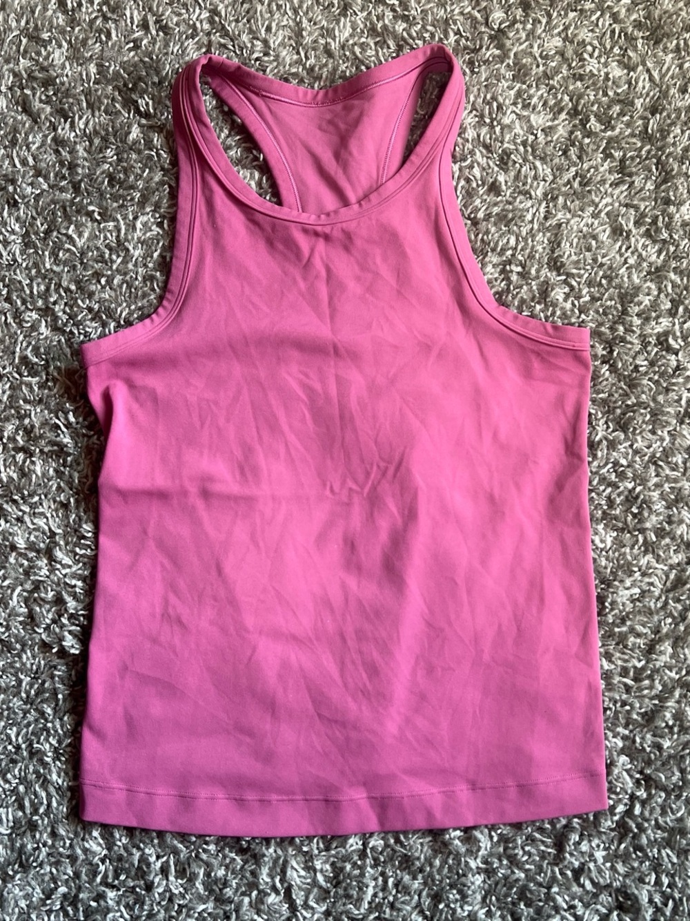 Pink lululemon workout tank